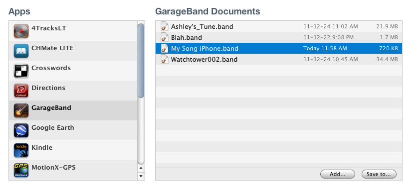 how to export garageband to mp3 on iphone